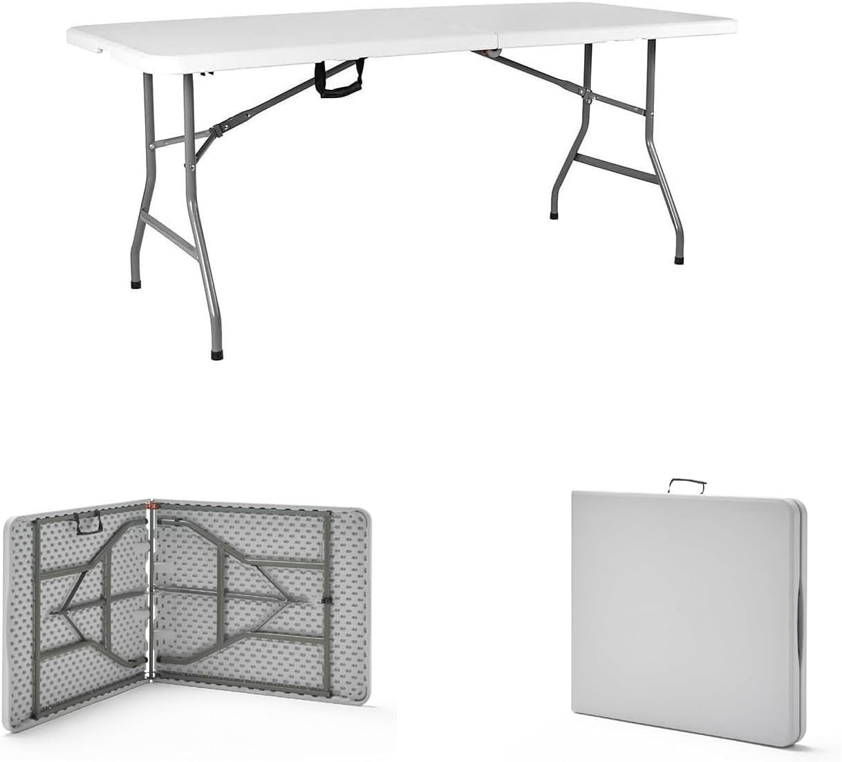 Lot de 2 Tables Camping Pliantes 180cm - vue 2