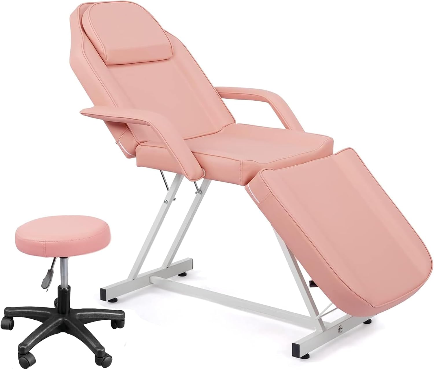 Alightup LEADZM table de massage pliante avec tabouret à roulettes