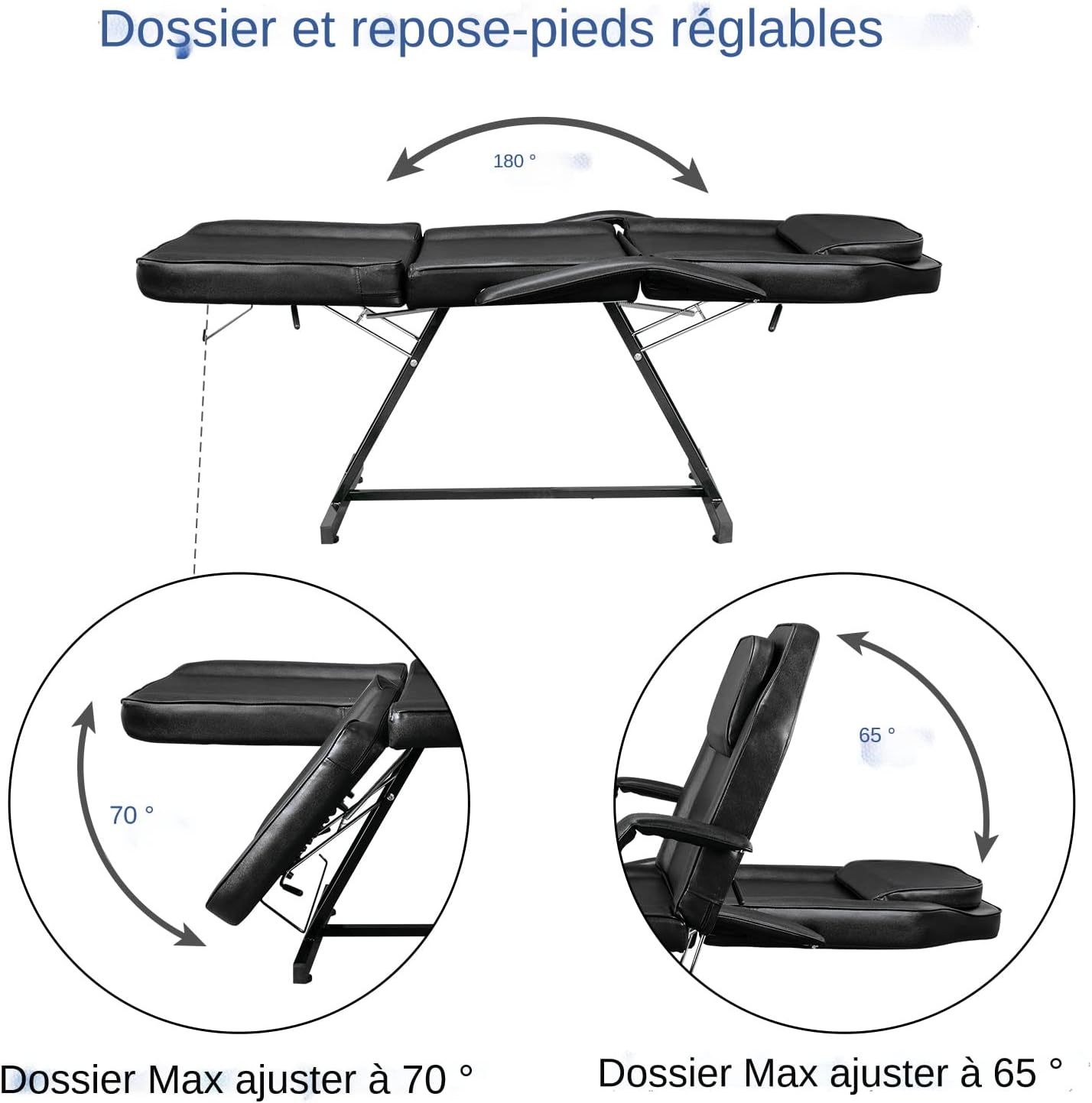 Alightup LEADZM table massage tabouret roulettes detail