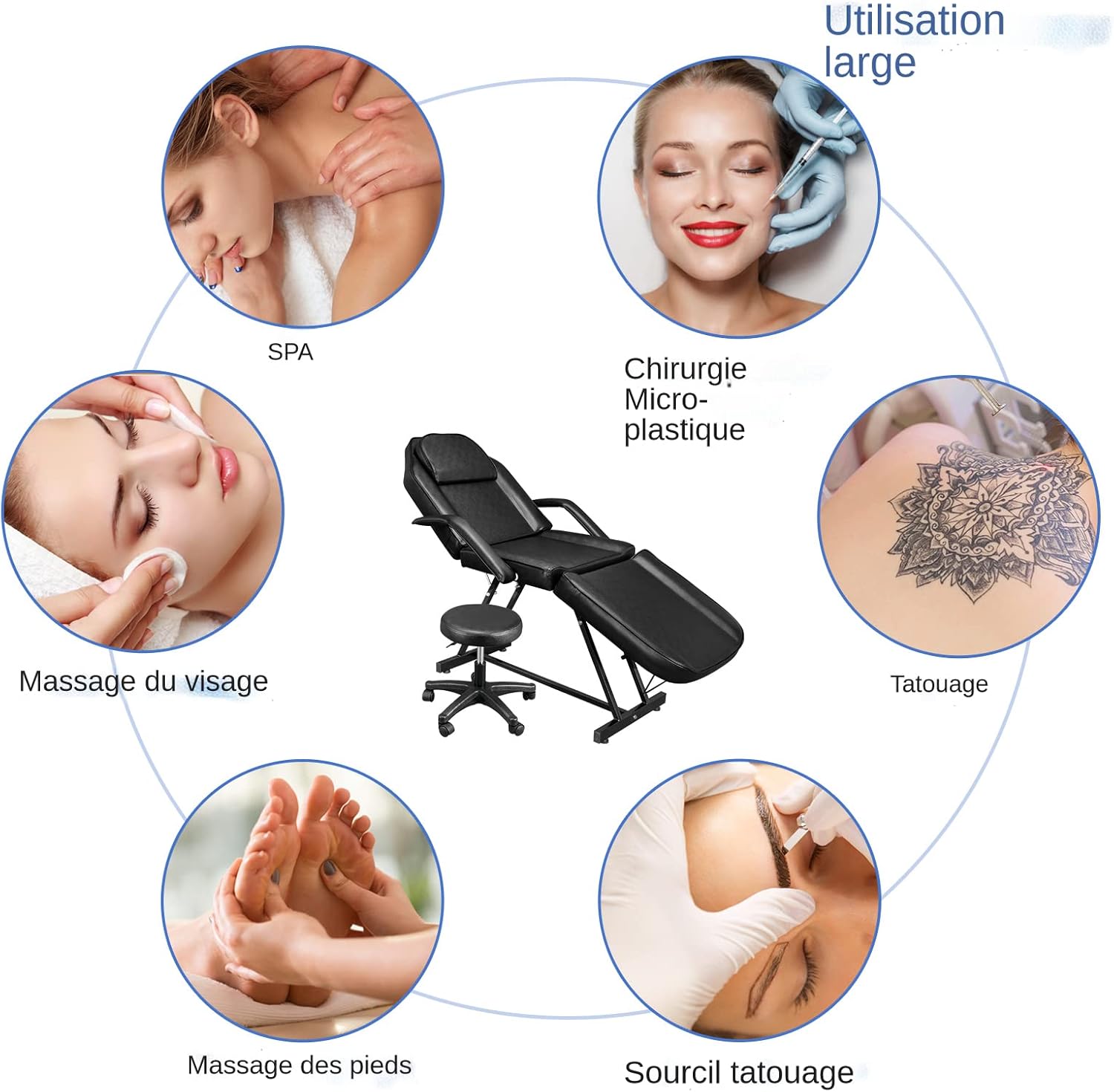 Alightup LEADZM table massage pliante dimensions 185x82cm