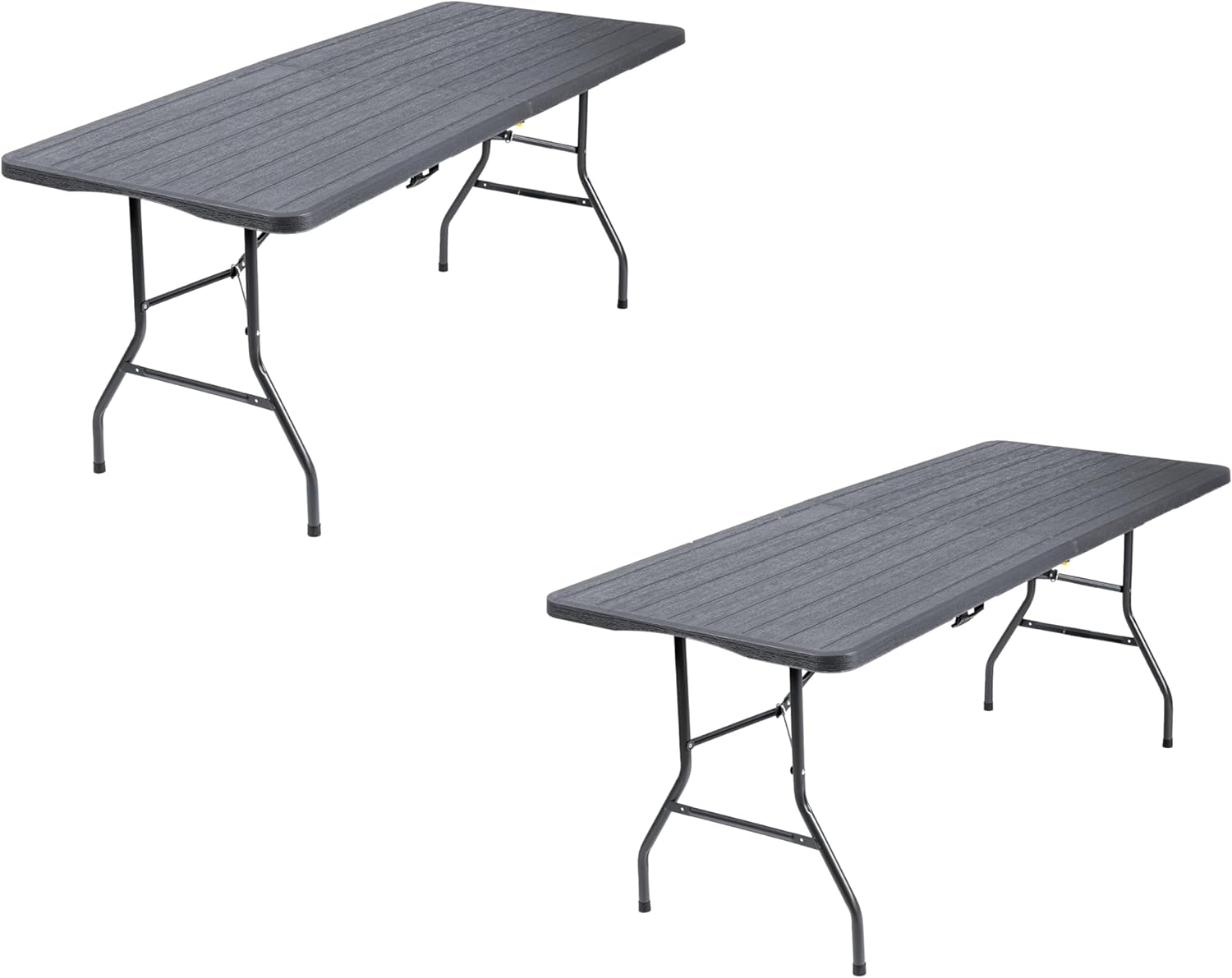 Lot de 2 Tables Camping Pliantes 180cm - vue 1