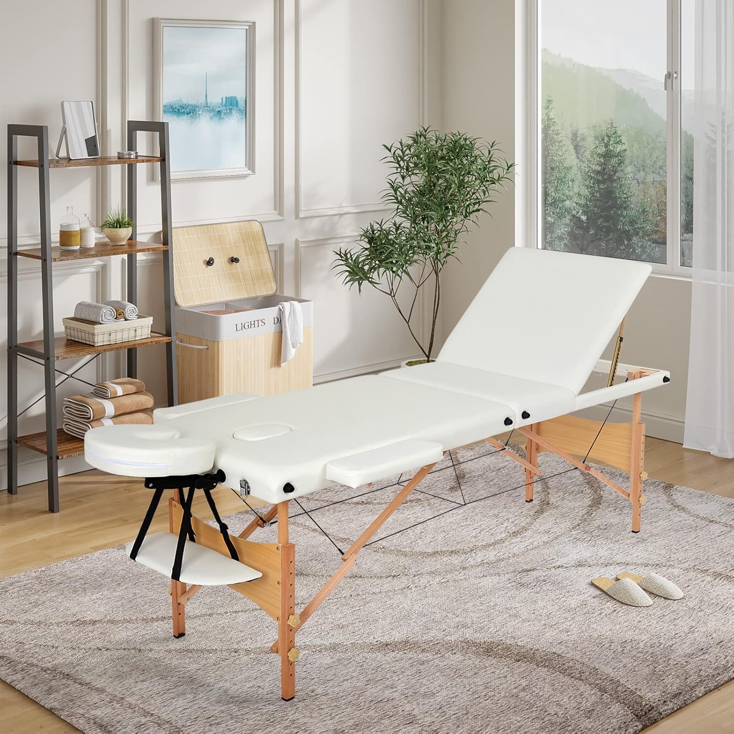 Mondeer table massage pliante pliee housse transport bandouliere