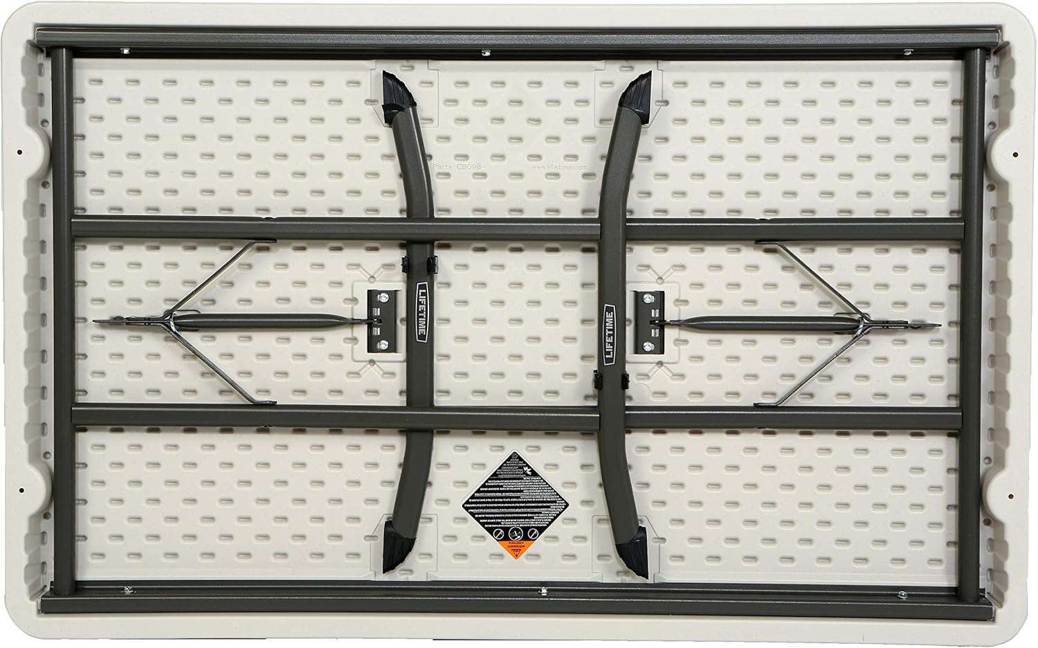 LIFETIME Table Pliante Beige - vue 2