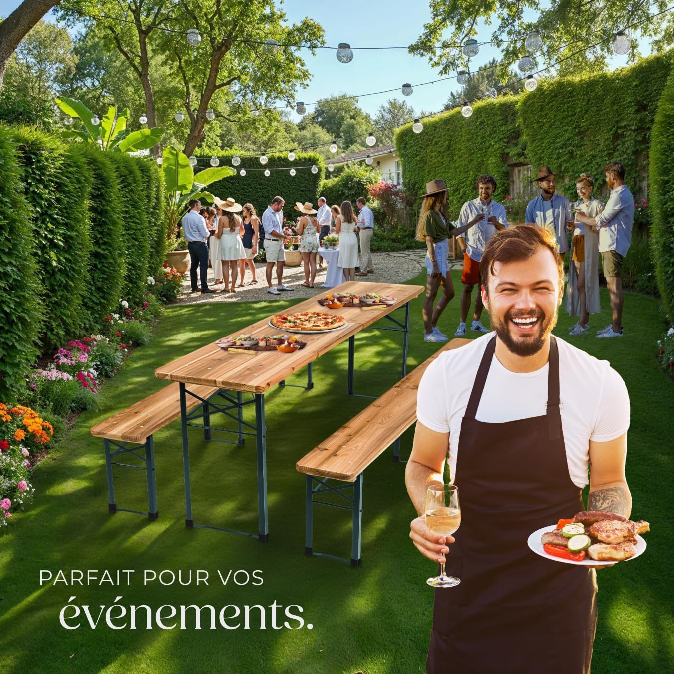 TecTake brasserie jardin vue 2