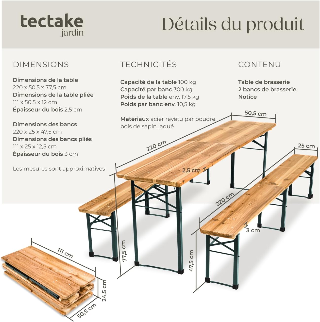 TecTake brasserie exterieur vue 3