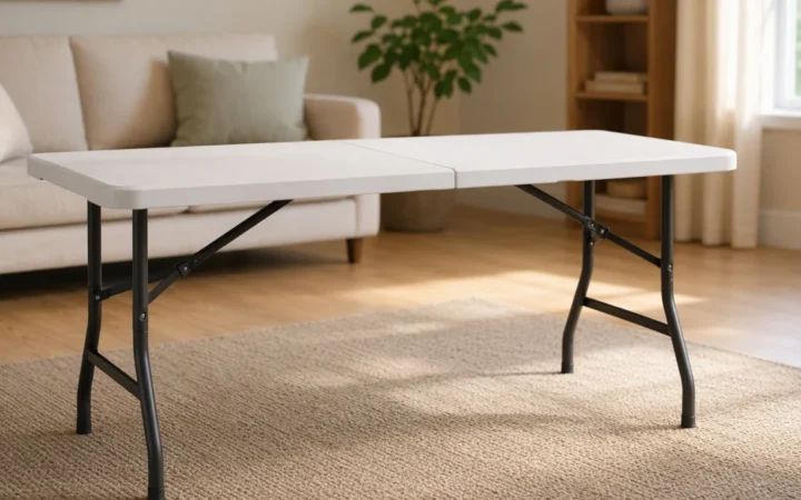 Combien de poids supporte une table pliante ? Charge utile 2026