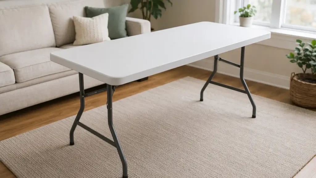 Comment nettoyer une table pliante encrassee ? 2026