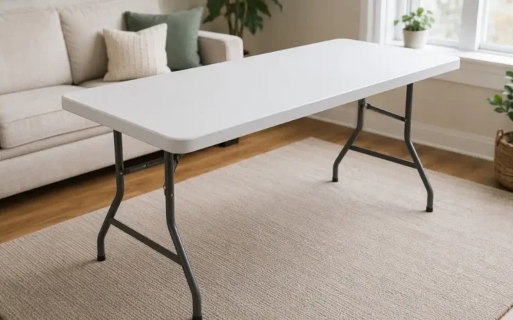 Comment nettoyer une table pliante encrassee ? 2026