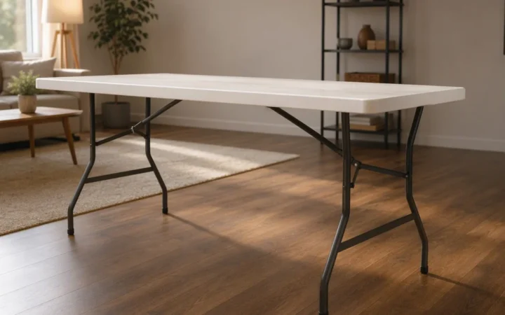 Comment plier une table pliante : guide pas à pas illustré 2026