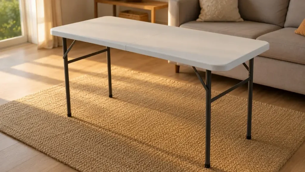 Defauts caches d'une table pliante bas de gamme (2026)