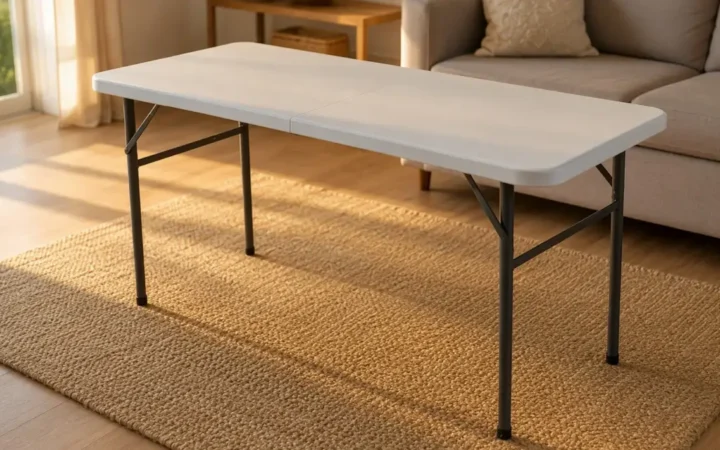 Defauts caches d'une table pliante bas de gamme (2026)
