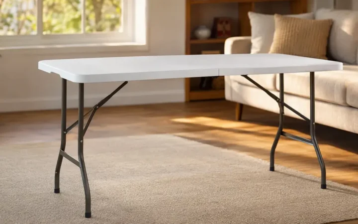 Duree de vie d'une table pliante : combien d'annees ?