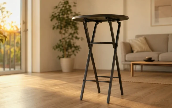 Hauteur table pliante : le guide des dimensions 2026