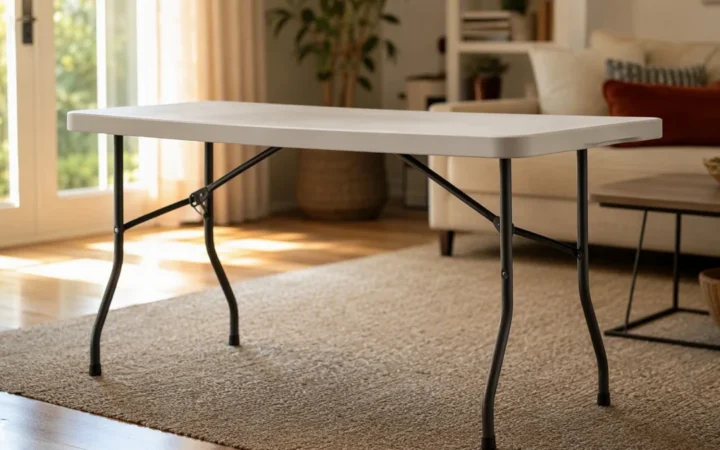 Réparer une table pliante : le guide pratique 2026