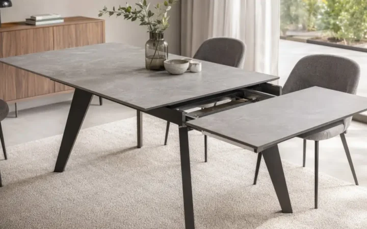 Table extensible céramique rotative : guide complet et top 5 modèles 2026