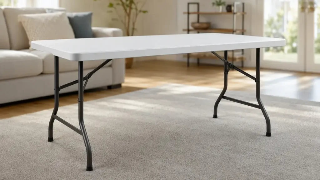Table pliante 120 ou 180 cm : selon votre piece 2026