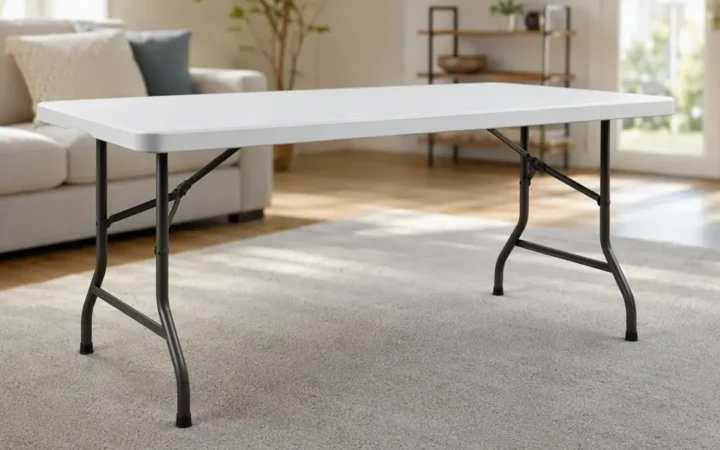 Table pliante 120 ou 180 cm : selon votre piece 2026