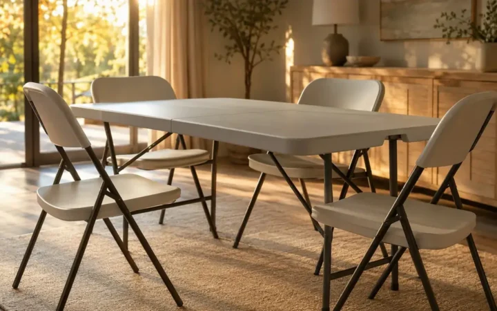 Table pliante 4 personnes : top 5 modèles essentiels 2026