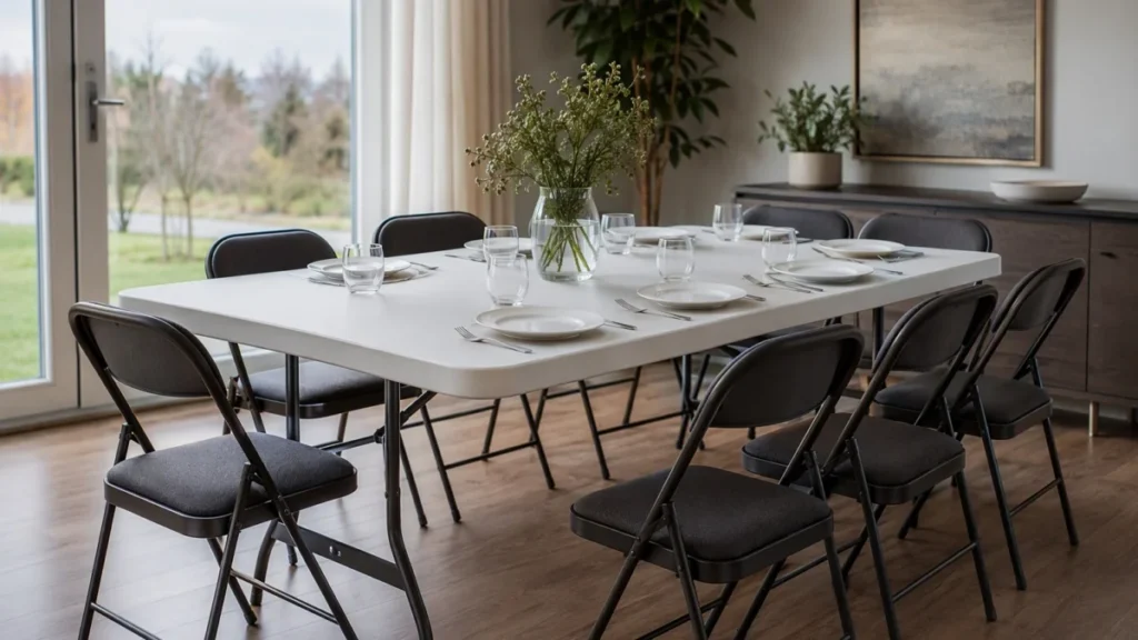 Table pliante 8 personnes : top 5 ultra solides 2026