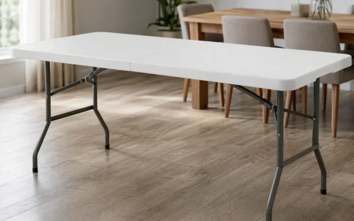 Table pliante intérieur : guide complet et top 5 modèles essentiels 2026