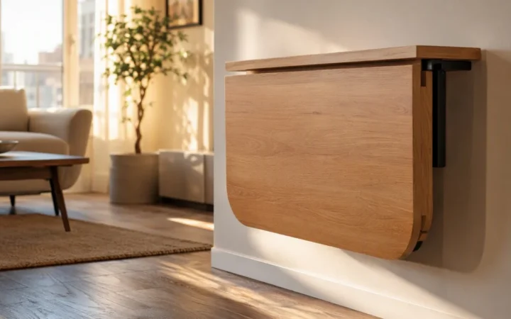 Table pliante murale rabattable : top 5 ultra compacts 2026