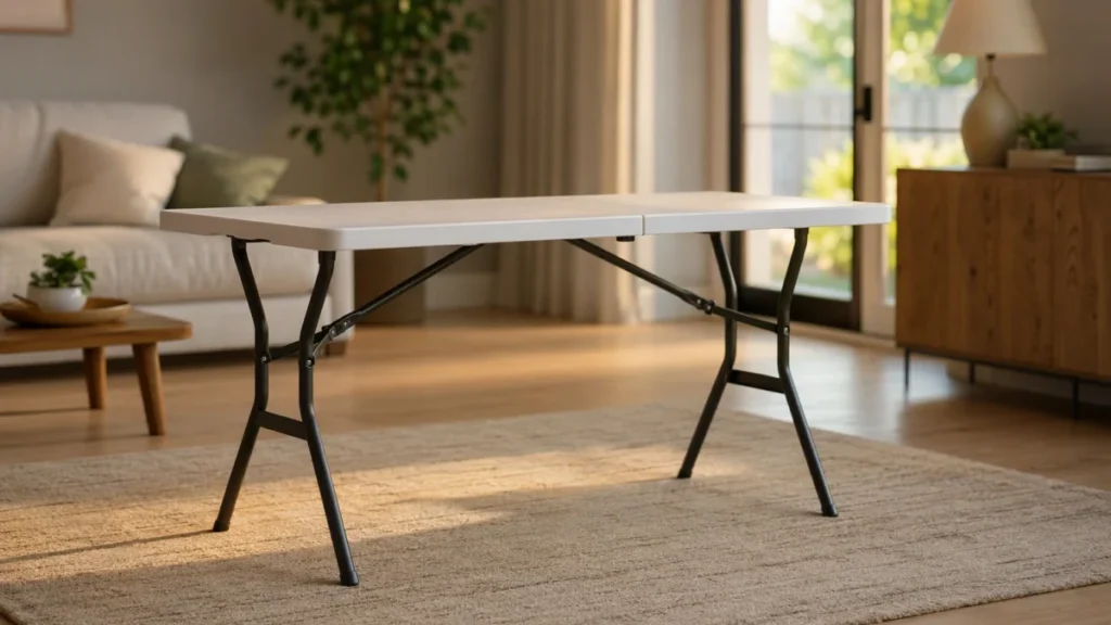 Table pliante PMR et seniors : guide ergonomique 2026