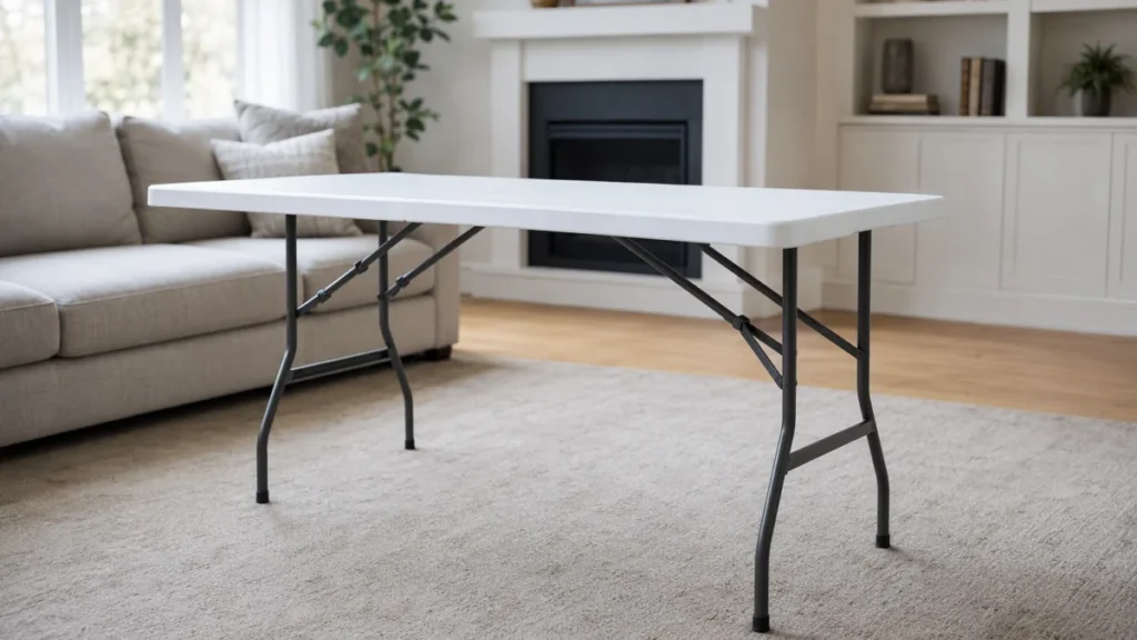 Table pliante pour repas de Noël : recevoir 8 à 12 convives