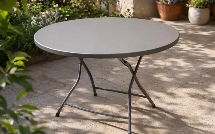 Table ronde pliante : Notre sélection du meilleur modèle pour votre jardin